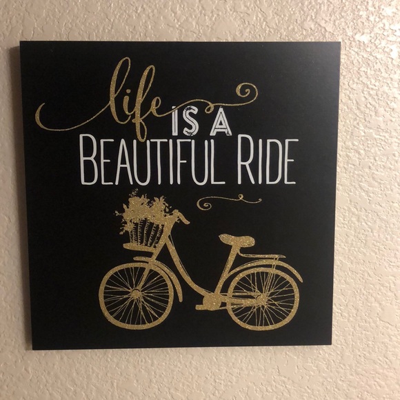 Wall Art Life Is A Beautiful Ride Wall Decor Poshmark